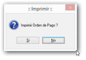 Imprimir o no