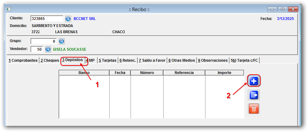 Solapa Deposito Solapa Deposito