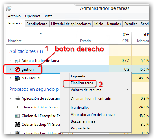 Finalizar Tarea Finalizar Tarea
