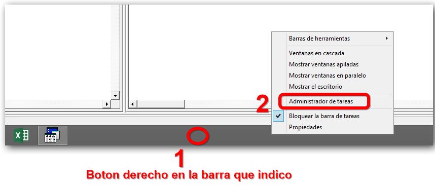 Abrir administrador de tareas Abrir administrador de tareas