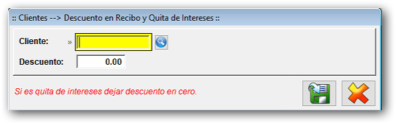 Descuento y Quita de Intereses
