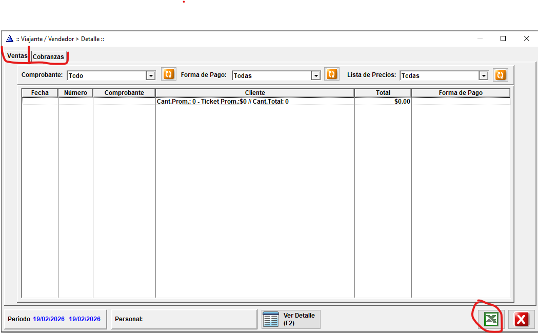 Reporte de Ventas y Cobranzas